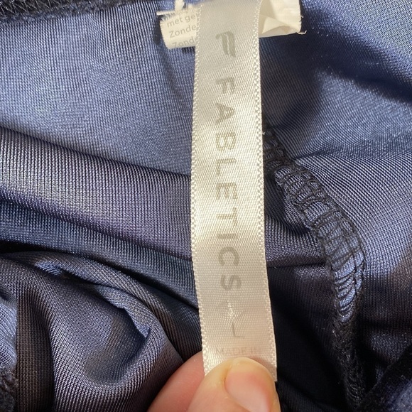 FABLETICS Daria Luxe Velour Navy Jogger Size Large - Picture 7 of 10